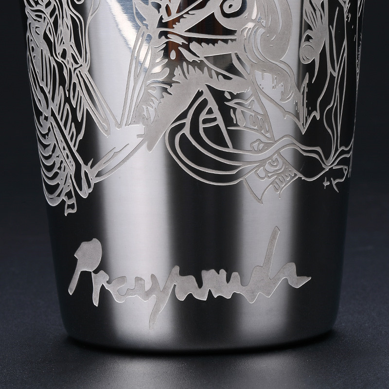550 ml / 850 ml graviravimo nerūdijančio plieno kokteilis Boston baro plaktuvo baras Barware