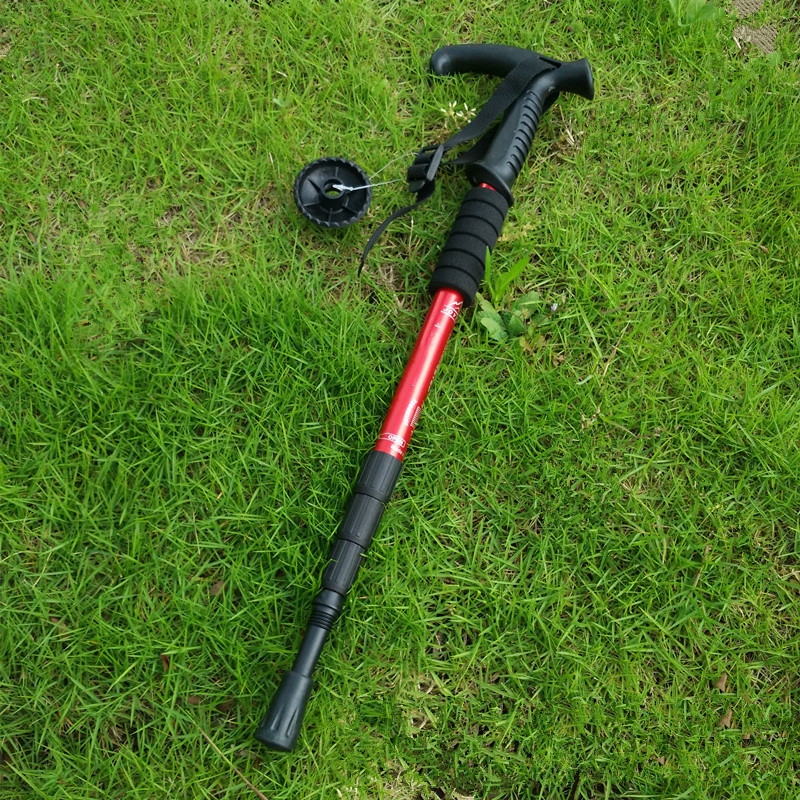 Ultrakönnyű túrabotok Összecsukható alumínium ötvözet túrabotok többfunkciós sétapálcák kültéri mászó túrabot