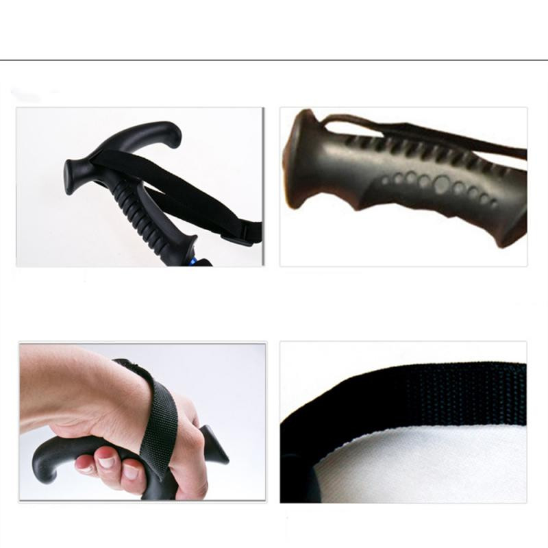 Ultrakönnyű túrabotok Összecsukható alumínium ötvözet túrabotok többfunkciós sétapálcák kültéri mászó túrabot