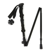 Didelio stiprumo 4 sekcijų teleskopinis sulankstomas trumpas žygio lazdas EVA lauko rankena