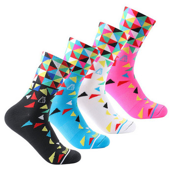 2019 Професионална марка Спортни чорапи за колоездене Защита на краката дишащи чорапи за всмукване Велосипедни чорапи