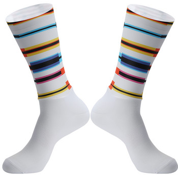 Αντιολισθητική σιλικόνη Καλοκαιρινές κάλτσες Aero Whiteline Ποδηλατικές Κάλτσες Ανδρικές κάλτσες ποδηλάτου Αθλητικές κάλτσες Κάλτσες για τρέξιμο Κάλτσες ποδηλάτου