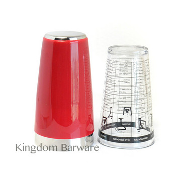 Cocktail Shakers 2 τεμαχίων 16 oz. & 28 oz. Συνταγές κοκτέιλ Mixing Glass Stainless Steel Boston Shaker με επίστρωση από καουτσούκ