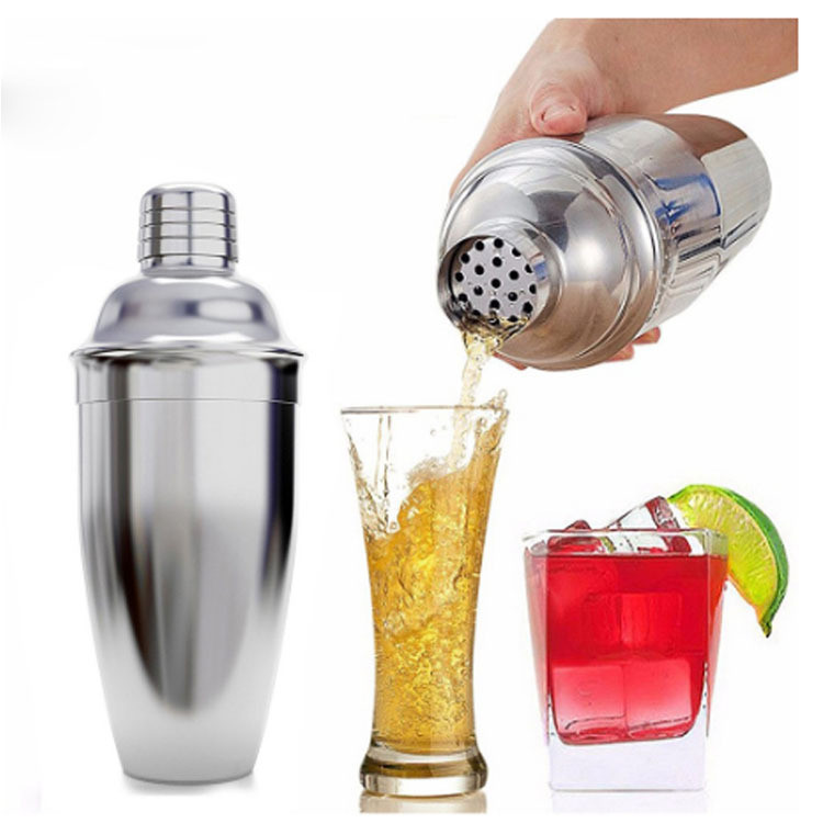 550ML/750ML Shaker od nehrđajućeg čelika Mikser Shaker za vino Martini Boston za barmena Piće Party Bar Alati Shaker za koktele