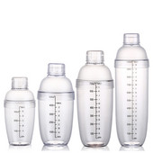 350 ml 500 ml 700 ml 1000 ml plastikinis kokteilių plaktuvas Skaidrus baro plaktuvas Pieno arbatos puodelis Barmeno baro įrankiai Priedai su skaidriomis nuosėdomis