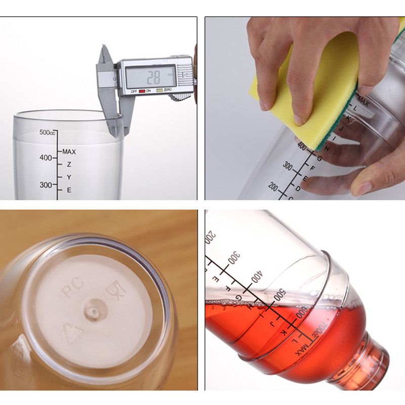 350 ml 500 ml 700 ml 1000 ml plastikinis kokteilių plaktuvas Skaidrus baro plaktuvas Pieno arbatos puodelis Barmeno baro įrankiai Priedai su skaidriomis nuosėdomis