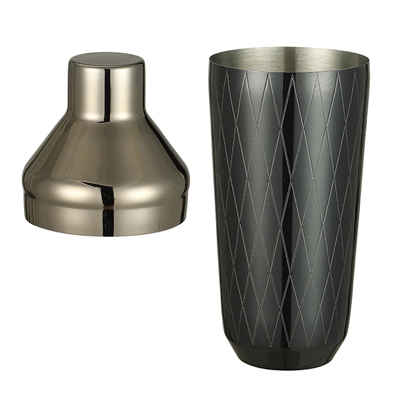 500 ml kokteilių plaktuvas su deimantiniu raštu