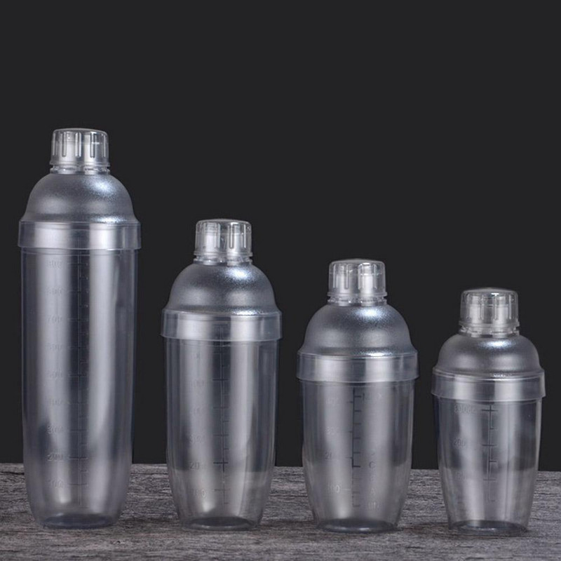 350 ml/530 ml/700 ml/1000 ml plastmasas Martini kokteiļu šeikeris Vīna dzērienu mikseris vīna šeikeris krūzes dzērienu mikseris Barware Tools