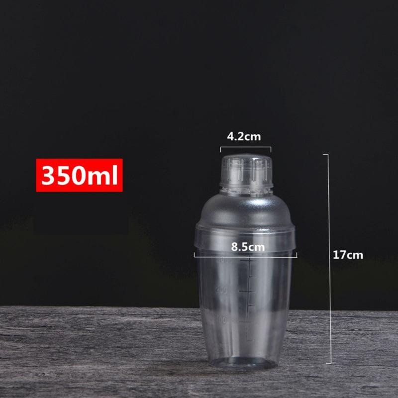 350 ml/530 ml/700 ml/1000 ml plastmasas Martini kokteiļu šeikeris Vīna dzērienu mikseris vīna šeikeris krūzes dzērienu mikseris Barware Tools