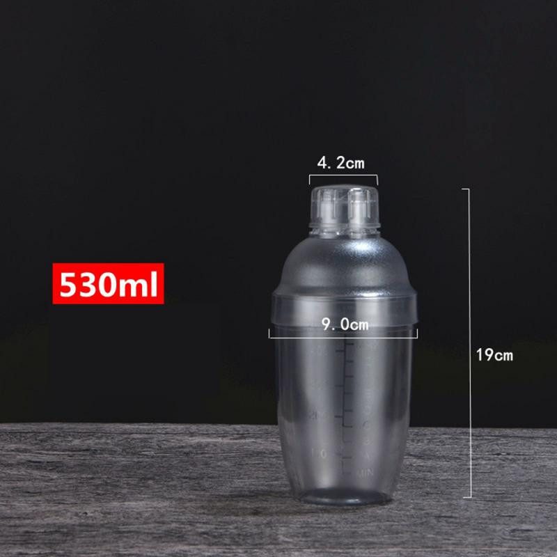 350 ml/530 ml/700 ml/1000 ml plastmasas Martini kokteiļu šeikeris Vīna dzērienu mikseris vīna šeikeris krūzes dzērienu mikseris Barware Tools
