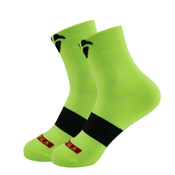 Нови чорапи за колоездене Мъжки Дамски чорапи против изпотяване Спорт на открито Бягане Баскетбол Спортни чорапи Велосипедни чорапи Calcetines Ciclismo