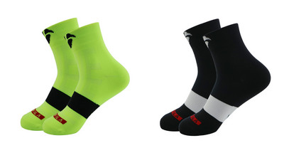 Új Kerékpáros zokni Férfi Női Izzadásgátló Szabadtéri Sport Futás Kosárlabda Sport Zokni Kerékpár Bicikli Zokni Calcetines Ciclismo