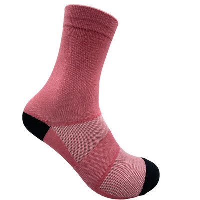 Lauko sportas Kompresinis važiavimas dviračių kojinės Moterys Vyrai Dviračių blauzdos ilgis kvėpuojančių plento dviračių lenktynės