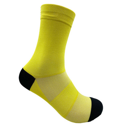 Lauko sportas Kompresinis važiavimas dviračių kojinės Moterys Vyrai Dviračių blauzdos ilgis kvėpuojančių plento dviračių lenktynės