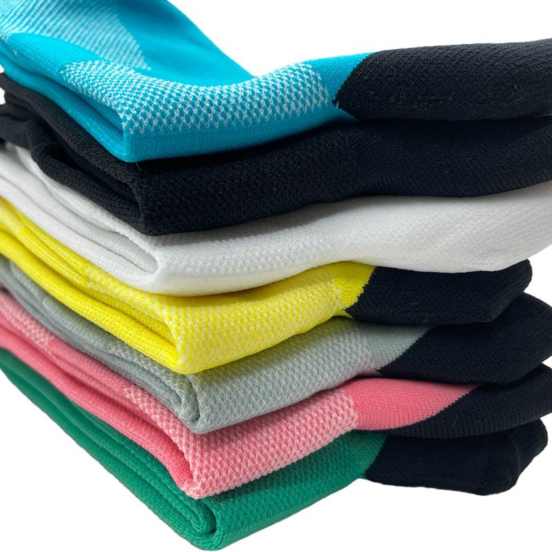 Lauko sportas Kompresinis važiavimas dviračių kojinės Moterys Vyrai Dviračių blauzdos ilgis kvėpuojančių plento dviračių lenktynės