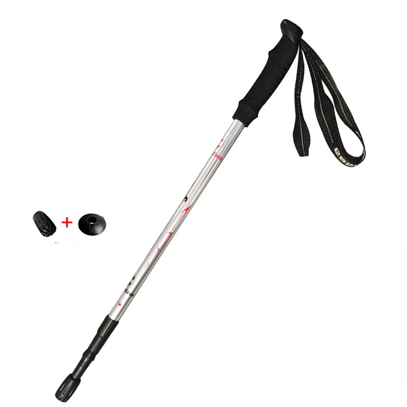 60–135 cm alumiiniumist välimatkade põrutusvastased jalutuskepid teleskoopronimiskepid ülikerged kõnnikepid