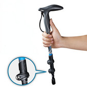 Kompaktne matkakepp Quick Flip Lock ülikerge kokkupandav reisimatkamine eakatele ronimiskepp