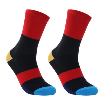 Мъжки/женски чорапи за колоездене Висока еластичност Меки спортни чорапи Дезодориране Дишащи за компресионни чорапи