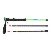 7075 Αλουμίνιο Trekking Pole Ελαφρύ μπαστούνια πεζοπορίας και τρεξίματος που απορροφούν τους κραδασμούς με φυσαλίδες κλειδαριές από φυσικό φελλό