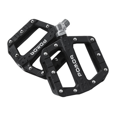 BOWOD lengvas nailoninis sandarus guolių pedalas dviračių važiavimo plokščias neslystantis dviračio pedalas dviračio pedalas 9/16" BMX dviračio priedai