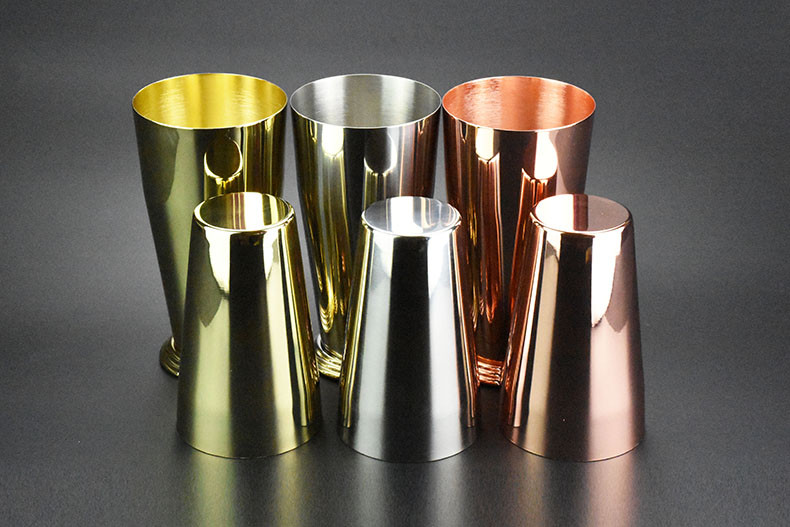 Baro įrankiai metalinis Bartender Boston purtytuvas nerūdijančio plieno kokteilių plaktuvas