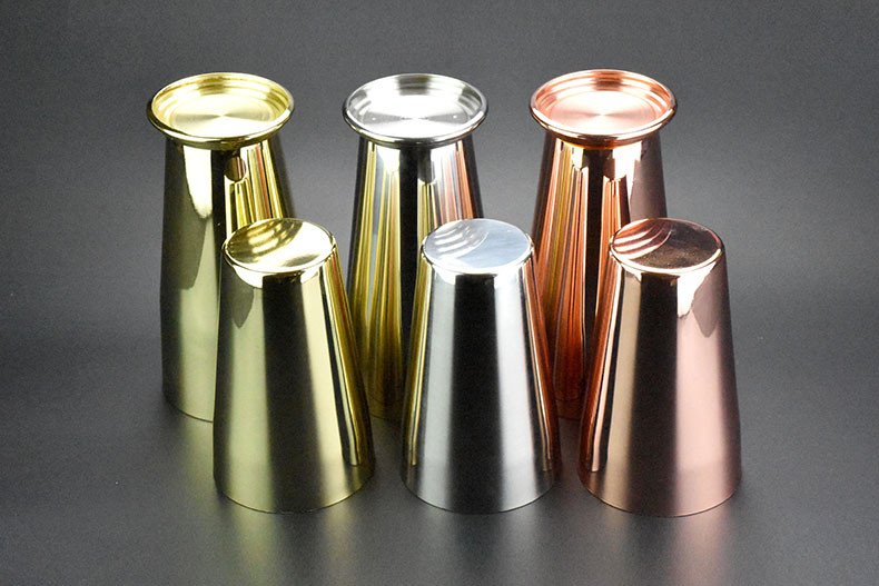 Baro įrankiai metalinis Bartender Boston purtytuvas nerūdijančio plieno kokteilių plaktuvas