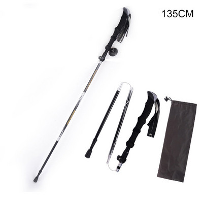 Kokkupandavad kaasaskantavad matkakepid, kerged libisemiskindlad jalutuskepid naistele, meestele, kerged, libisemiskindlad ASD88