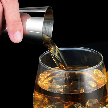 15-30 ml 25-50 ml Silver Black Rose Gold Double Jigger 4 цветна мерителна чаша Коктейлна напитка Wine Shaker Аксесоари за бар от неръждаема стомана