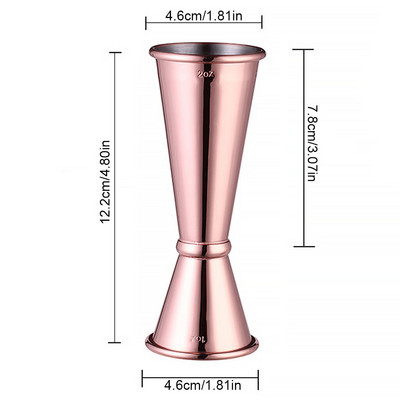 Cocktail Bar Jigger din oțel inoxidabil design japonez Jigger dublu spirit Cupă de măsurare pentru acasă Bar Party Bar Accesorii Club