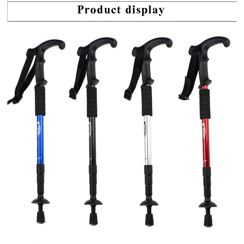 NUONEKO kokkupandav jalutuskepp väljas mägimatkamiseks matkamiseks ülikerged tarvikud matkavarustus teleskoopkepp CA21