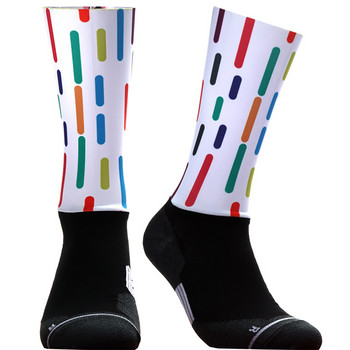 Професионални велосипедни чорапи против хлъзгане Велосипедни компресионни спортни чорапи Мъжки и женски улични спортни чорапи Състезателни велосипедни чорапи 06