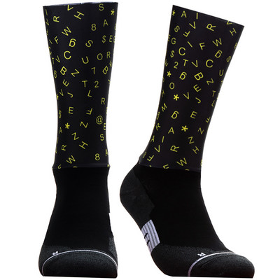 Професионални велосипедни чорапи против хлъзгане Велосипедни компресионни спортни чорапи Мъжки и женски улични спортни чорапи Състезателни велосипедни чорапи 06