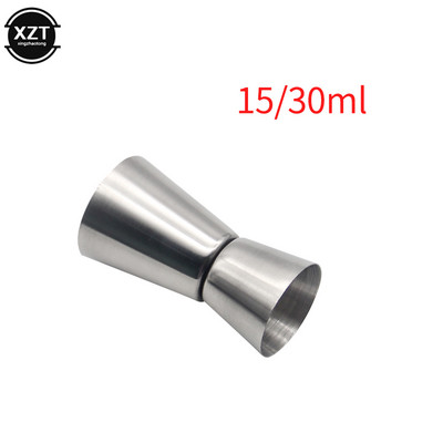 Kokteilių dvigalvis vyno matuoklis nerūdijančio plieno japoniško dizaino „Jigger“ dvasios matavimo puodelis namų aksesuarams baro vakarėliui