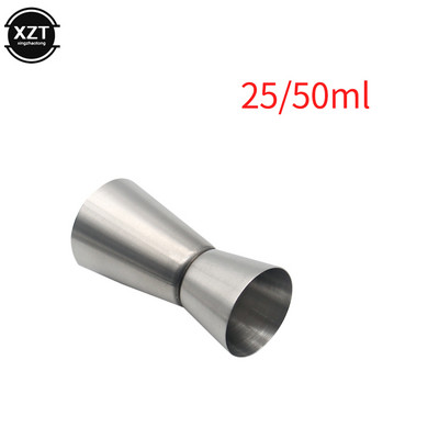 Kokteilių dvigalvis vyno matuoklis nerūdijančio plieno japoniško dizaino „Jigger“ dvasios matavimo puodelis namų aksesuarams baro vakarėliui