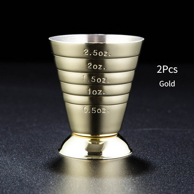 75 ml nerūdijančio plieno kokteilių matavimo puodelis Daugialypis vyno matavimo puodelis kokteilių maišytuvas kokteilių taurės plaktuvas matavimo puodelio baro įrankiai