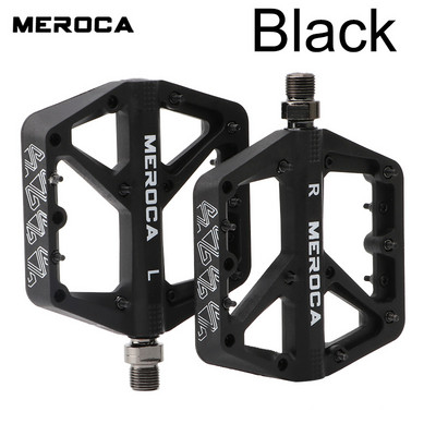 MEROCA neilona pedāļi velosipēda pretslīdes hermētiskajam kāju balstam Izturīgi Mtb pedāļi Velosipēdu kāju dēļi BMX šosejas velosipēdu piederumiem