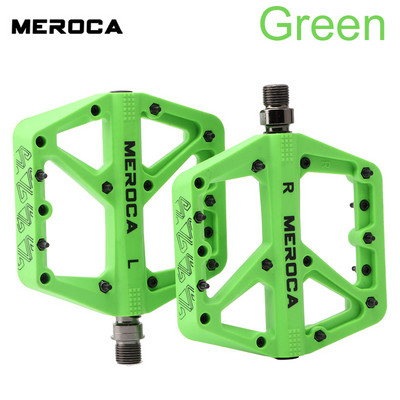 MEROCA neilona pedāļi velosipēda pretslīdes hermētiskajam kāju balstam Izturīgi Mtb pedāļi Velosipēdu kāju dēļi BMX šosejas velosipēdu piederumiem