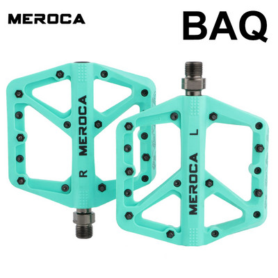 MEROCA neilona pedāļi velosipēda pretslīdes hermētiskajam kāju balstam Izturīgi Mtb pedāļi Velosipēdu kāju dēļi BMX šosejas velosipēdu piederumiem