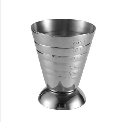 75 ml Measuring Shot Κύπελλο ουγγιάς Jigger Bar Measures Bartending Εργαλείο μίξερ ποτών για κοκτέιλ Κύπελλο ποτών Mojito Measure από ανοξείδωτο ατσάλι