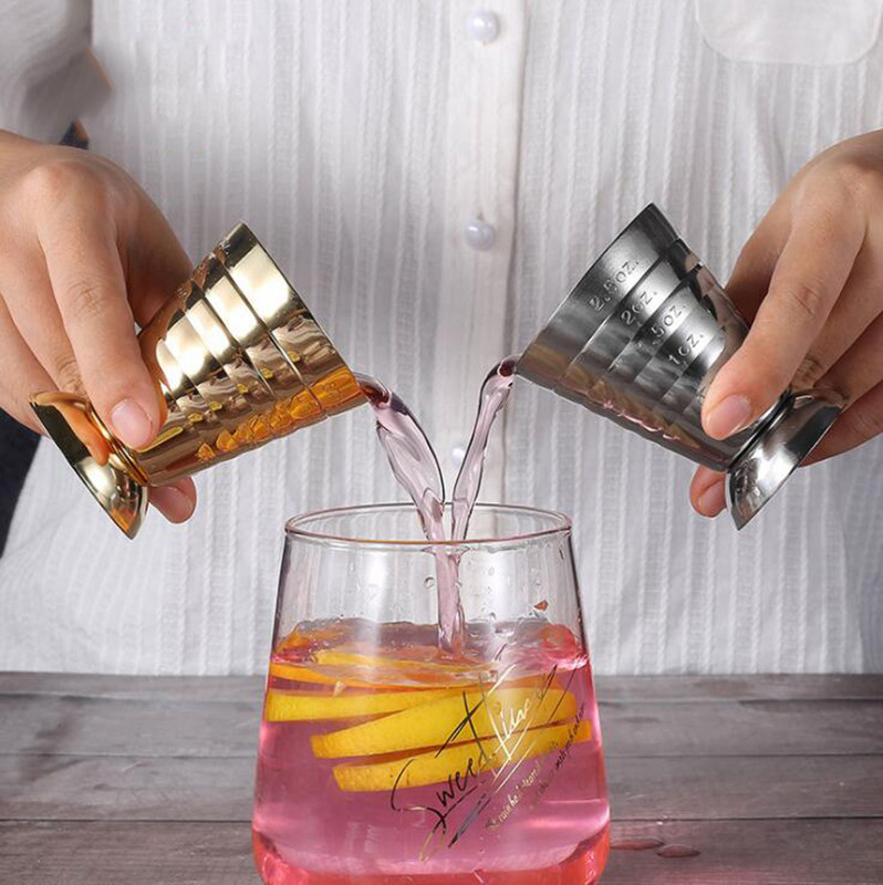 75 ml Measuring Shot Κύπελλο ουγγιάς Jigger Bar Measures Bartending Εργαλείο μίξερ ποτών για κοκτέιλ Κύπελλο ποτών Mojito Measure από ανοξείδωτο ατσάλι