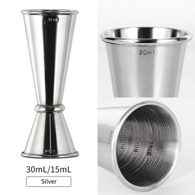 10/20 15/30 20/40 ml Curl Cocktail Jigger 304 roostevabast terasest Dual Shot Spirit mõõtetops Tööriistad Baaritarvikud