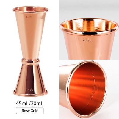 10/20 15/30 20/40 ml Curl Cocktail Jigger 304 roostevabast terasest Dual Shot Spirit mõõtetops Tööriistad Baaritarvikud