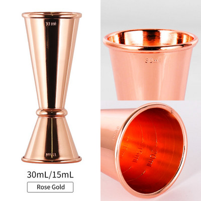 10/20 15/30 20/40 ml Curl Cocktail Jigger 304 roostevabast terasest Dual Shot Spirit mõõtetops Tööriistad Baaritarvikud