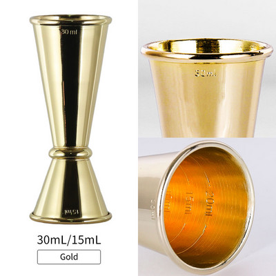 10/20 15/30 20/40 ml Curl Cocktail Jigger 304 roostevabast terasest Dual Shot Spirit mõõtetops Tööriistad Baaritarvikud