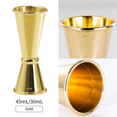 10/20 15/30 20/40 ml Curl Cocktail Jigger 304 roostevabast terasest Dual Shot Spirit mõõtetops Tööriistad Baaritarvikud