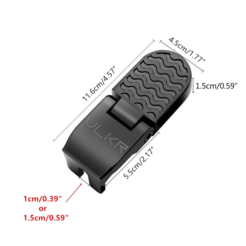 Csúszásmentes hátsó pedálok Lehajtható hátsó SEAT pedálok MTB elektromos kerékpárhoz