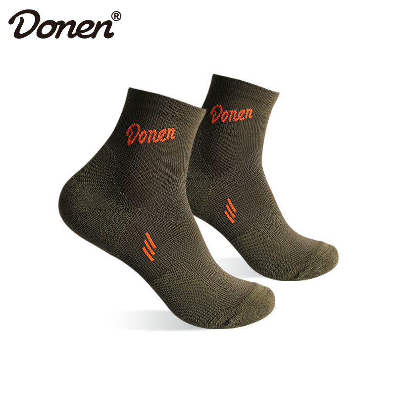 DONEN Coolmax Vyriškos dviračių kojinės kvėpuojančios lauko sportui krepšinis bėgimo futbolas vasarinės kojinės žygiams laipiojimo kojinės
