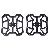 1 чифт планински велосипед педал платформа адаптер заключваща плоча за SPD педали фина изработка ултра висока якост