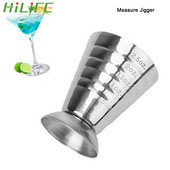 HILIFE bár vegyes italok kiegészítők koktéleszközök, kütyük Rozsdamentes acél bár koktél shaker Jigger mérőpohár 75 ml
