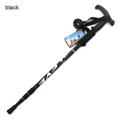 UUS 2023 Outdoor Color alumiiniumsulamist T-käepidemega, värviga matkakepp kolmekepi matkatarbed jalutuskepi kivid